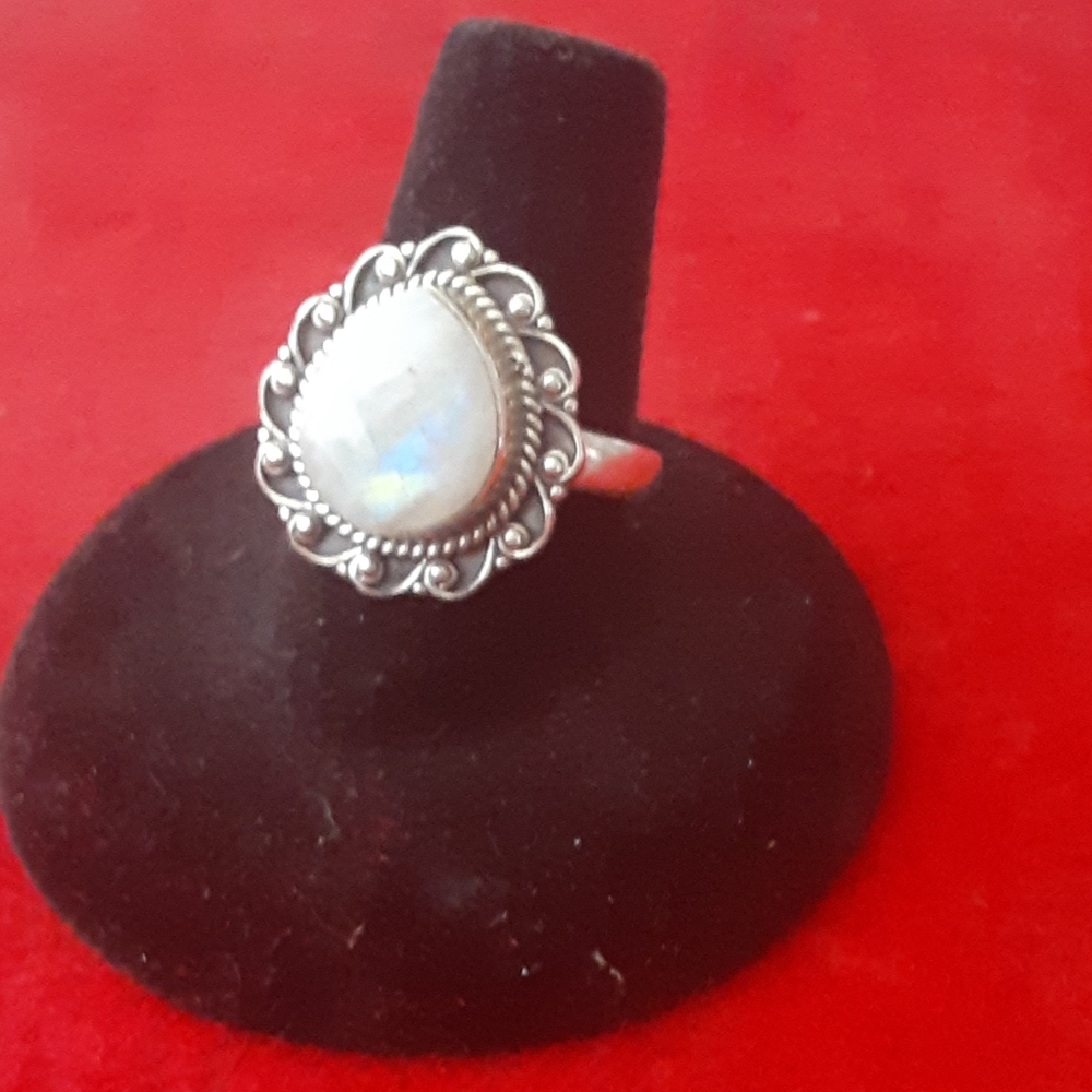 Moonstone ring size 9